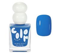 Blue Nail Polish - Quick Dry & Long Lasting Nail Varnish - High Glossy Non-Toxic Water Based Formula Pure Blue Nail Varnish - Chip Resistant Breathable Nail Polish for Women Girls