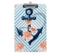 Blue Nautical Clipboard Letter Size Paper Clips Nursing Clipboard Writing Board Document Holder