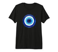 Blue Nazar Eye Against Evil Art Premium T-Shirt