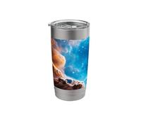 Blue Nebula Galaxy Space Stars Cosmic Universe Art Stainless Steel Insulated Tumbler