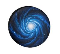 Blue Nebula Spare Tire Cover, 26inch Oxford Wheel Protector Travel Accessories, Waterproof Dustproof Wheel Tire Covers for RV Jeep SUV Camper Truck