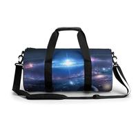 Blue Nebula Sport Duffel Bag Gym Bag Weekend Overnight Bag for Travel Camping Hiking Beach 45x23x23cm