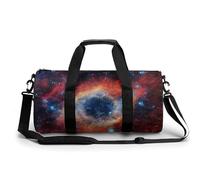 Blue Nebula Sport Duffel Bag Gym Bag Weekend Overnight Bag for Travel Camping Hiking Beach 45x23x23cm
