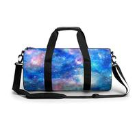 Blue Nebula Sport Duffel Bag Gym Bag Weekend Overnight Bag for Travel Camping Hiking Beach 45x23x23cm