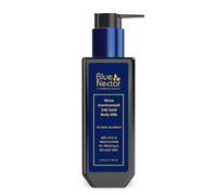Blue Nectar 24K Carat Gold Body Milk for Women & Men | Body Lotion with Plant Based AHA & Niacinamide | Moisturizer for Body | All Skin Types (14 Herbs, 100ml)
