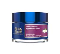 Blue Nectar Kumkumadi Night Cream Face Moisturiser for Women with Natural Almond & Saffron | Plant Based Hydrating Face Cream Moisturiser for Night (16 Herbs, 50g)