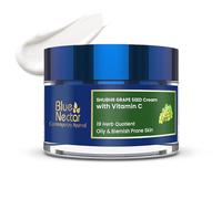 Blue Nectar Vitamin C Face Moisturizer for Oily & Acne Prone Skin with Grapeseed | Oil-Free | Lightweight Cream for Women (19 herbs, 50g)