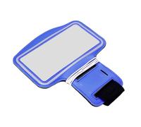 Blue Neoprene Arm Bag for Mobile Phone and Money Storage