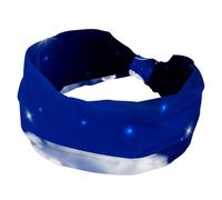 Blue Night Sky Background with Moon Above Clouds Wide Headbands for Women, Non Slip Sports Hair Bands, Stretchy Headband, Fashion Wide Head Bands for Yoga, Workout, Daily