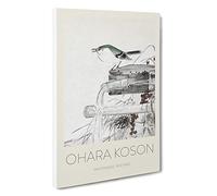 Blue Nightingale Bird Ohara Koson Canvas Print | Gallery Wrapped 30mm Frame Wall Art | 30x20 inches | Ready to Hang | Asian Animals Picture | Living Room Bedroom Lounge Office