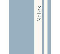 Blue Notebook | Blue Haze Notes | The Edinburgh Edit | Large Aesthetic Lined Notebook | 120 Pages | 8.5 x 11: Soft Blue Minimalist Stationery • Premium Matte Cover • Everyday Writing Notebook