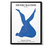 Blue Nude #1 - Henri Matisse, Fine Art Print, Line Art Wall Art, Cutouts Home Decor, Modern Art Gift Idea, Archival Matte, A2 (Print Only) - 59.4x42cm