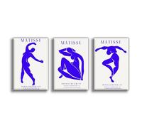 Blue Nude Henri Matisse Prints Set of 3 Matisse Poster, Matisse Wall Art, Matisse Art Print, Gallery Wall Art, Exhibition Art, Museum Poster 20x30inch