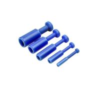 Blue Nylon Pneumatic Blanking Plug Hose Tube Push Fit Connector Air Line 10PCS PP4, PP6, PP8, PP10, PP12(PP6)