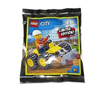 Blue Ocean LEGO City Construction Worker with Bulldozer Foil Pack Set 952003 (Bagged)