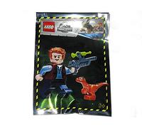 Blue Ocean LEGO Jurassic World Owen with Baby Raptor 3-Piece Set