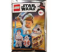 Blue Ocean LEGO Star Wars Rey and BB-8 Minifigure Foil Pack Set 912173
