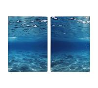 Blue Ocean Sea Passport Holder Passport Wallet PU Leather Passports Protective Cover Slim Travel Accessories