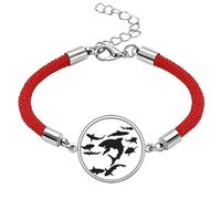 Blue Ocean Shark Biology Lucky Red String Bracelet Rope Bracelet Handmade
