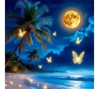Blue Ocean View 90 Piece Jigsaw Puzzles for Adults 30x30cm, adult jigsaw puzzles 90 Pieces, Challenging&Brainteasing Puzzle Family Games, Beautiful Decoration puzzle