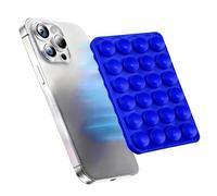 Blue Octo budy Silicone Suction Phone Case Detachable Mount, Double Sided Suction Phone Holder TikTok Items for iPhone & Android, Sticky Phone Grip Hands-Free Accessories for Selfies & Videos