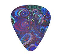 Blue Octopus 12 Pack Guitar Picks Guitar Plectrums for Electric Acoustic Bass Guitarï¼ˆSpec 0.46 0.71 0.96mmï¼‰