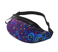 Blue Octopus Fanny Pack for Men Women, Fashion Festival Fanny Pack, Travel Sport Walking Waist Bag