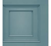 (Blue) Oliana Panel Wallpaper World of Wallpaper