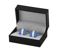 Blue Opal Cufflinks for Mens Suit Shirt Stone Cuff Links Jewelry Wedding Party Cufflink (A One Size)