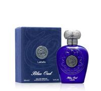 Blue Oud Eau de Parfum 100ml, Rich Oud, Fresh Spicy & Woody Notes, Long-Lasting Luxury Arabic Perfume for Mens