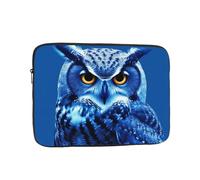 Blue Owl Laptop Sleeve for Women Men, 12 Inch Waterproof Laptop Bag Lightweight Notebook Computer Cover Bag