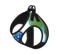 Blue Owl Print Pet Leash Vest,For Small Dogs,Adjustable And Comfortable Cat Puppy Essentials