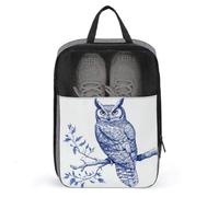 Blue Owl Shoe Bag for Travel Daily Use Anti-dust Storage Carrier Golf Shoe Pouch