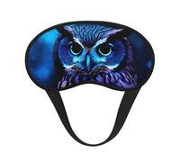 Blue Owl Sleep Mask for Side Sleeper, Blackout Eye Mask for Women Men, Zero Pressure Sleeping Masks Soft Breathable Eye Cover Comfortable Blindfold Eyeshade for Night Sleep