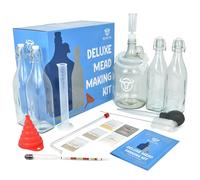 Blue Ox Brewing DELUXE Mead Making Kit with Storage Bottles, Hydrometer & Extra Yeast Nutrients - Honey Wine Making Kit - Mead Kit Complete - Mead Supplies for 1 Gallon of Mead - Mead Brewing Kit