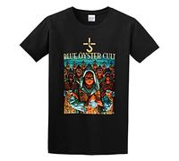 Blue Oyster Cult Fire of Unknown Origin T-Shirt Graphic Unisex Tee Shirt Black XXL