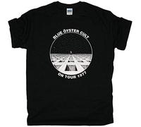 Blue Oyster Cult On Tour 1977 Black T Shirt Blue yster Cult Occult Rock