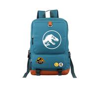 (Blue) Park World Jurassic Backpack Travel Bag Student Bag Large Capacity Bag Gift Kids