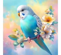 Blue Parrot Flower 1000 Piece Jigsaw Puzzles for Adults, Colourful, Fun, Challenging and Brainteasing Adults jigsaw puzzles 1000 Pieces, Beautiful Decoration Puzzle