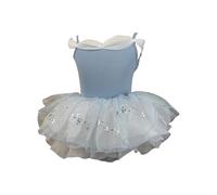 Blue Party Dress Girls Tutu Ballet Dresses Big Girls Fairy Wings Butterfly Princess Tulle Dresses Layered Ruffle Dress Birthday First Communion Pageant Evening Ball Gown for 3-18 Years