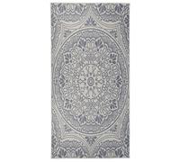 (blue pattern, 100 x 200 cm) vidaXL Outdoor Flatweave Rug Patio Garden Runner Mat Area Rug Floor Carpet