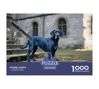 Blue Paul Terrier 1000 Pieces Jigsaw Puzzle Relax Adults Teens Fun Activity Pet Dog Decorative Collectible 70x50cm/1000pcs