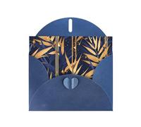 Blue Pearlescent Paper Holiday Cards 4"x6" YYHHAOFA the old hollywood Pattern Greeting Cards for Christmas, Birthday, Wedding Anniversary & Party Invitations