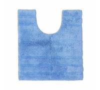 (Blue, Pedestal Mat) Spa Supreme Luxury Bath Mat