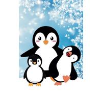 Blue Penguin Notebook Gift A5 Journal Note Pad Diary Composition Notebook School College University Notes: 100-page cute lined notebook for all ages - ... students, men and women who love penguins