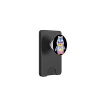 Blue Penguin Portrait Animal Lover Graphic Pink Glasses PopSockets PopWallet for MagSafe