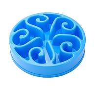 Blue,Pet Slow Feeder Labyrinth Dog Bowl To Prevent Choking And Indigestion Spiral Puzzle Design Non-Slip Cat And Dog Pet Bowl Supplies