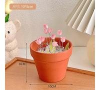 (blue Petals, 13 Flowers Big pot) 1pc BIG DIY Tulip Table Lamp LED Bedside Lamp Simulation Flower Bouquet Bedroom Romantic Atmosphere Birthday Gift Home Decor