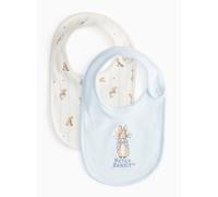 Blue Peter Rabbit Print Bibs 2 Pack One Size