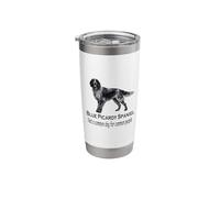 Blue Picardy Spaniel Dog Bold Rare Pet Breed Attitude Design Stainless Steel Insulated Tumbler